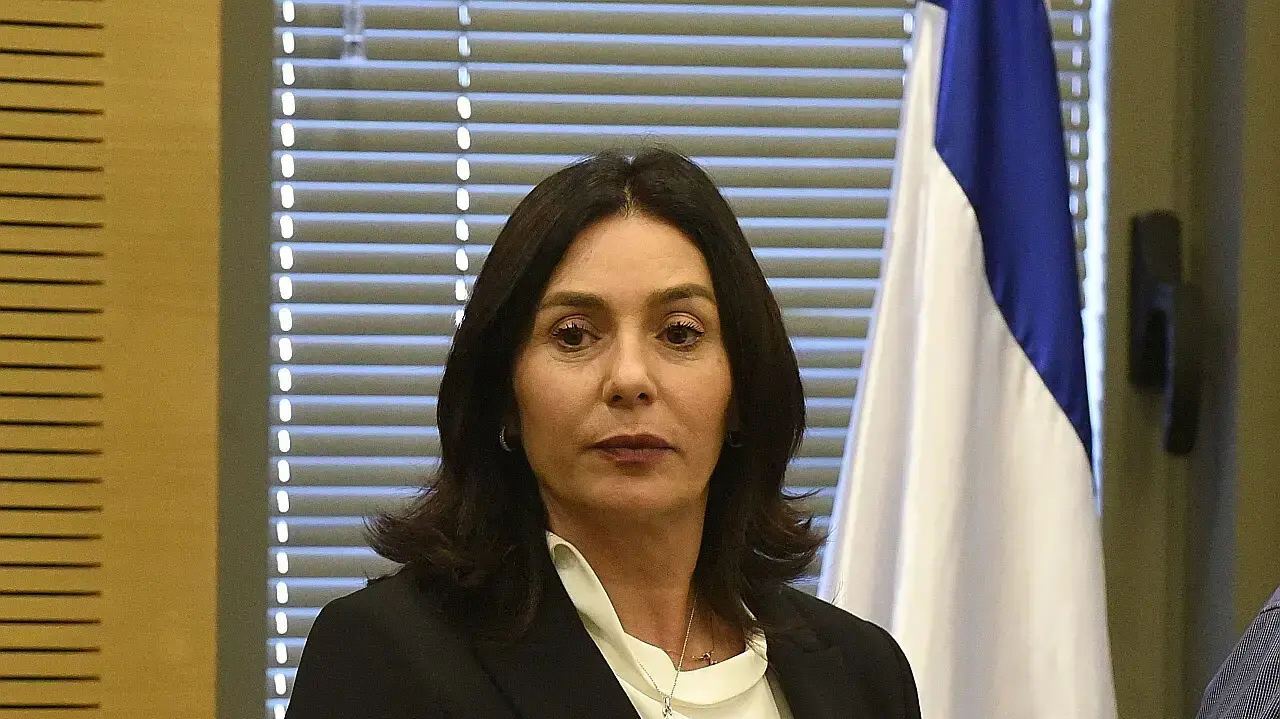 מירי רגב במהלך הצהרה לתקשורת בכנסת, ירושלים 26 בנובמבר 2018