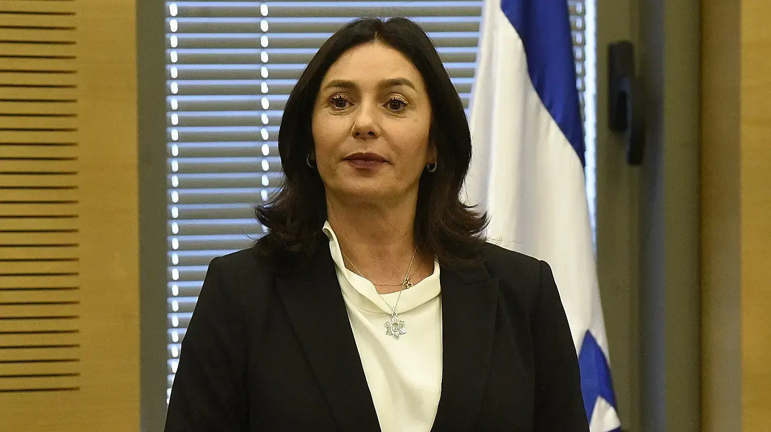 מירי רגב במהלך הצהרה לתקשורת בכנסת, ירושלים 26 בנובמבר 2018