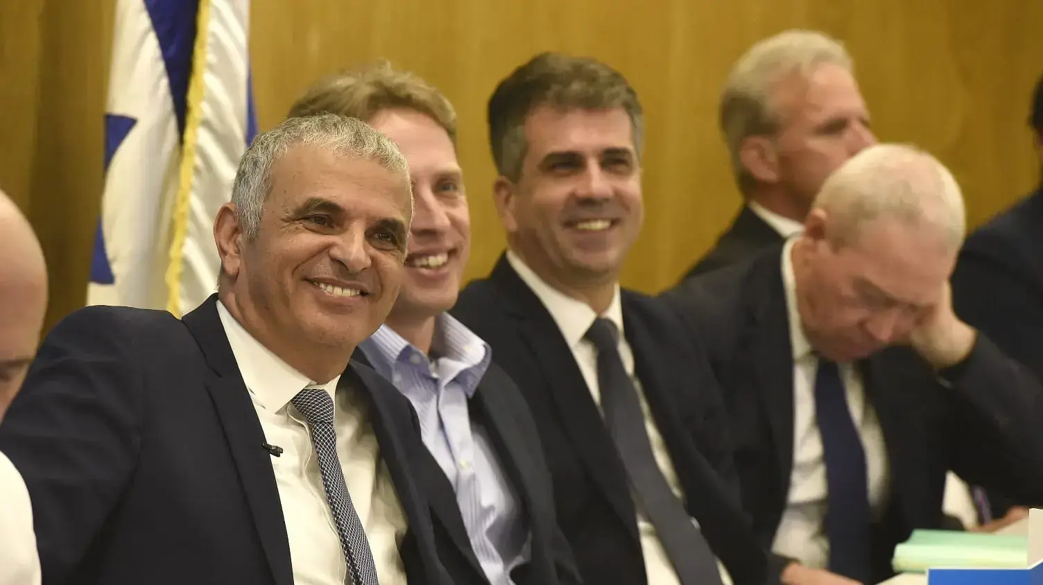 משה כחלון בישיבת סיעת כולנו, 26 בנובמבר 2018
