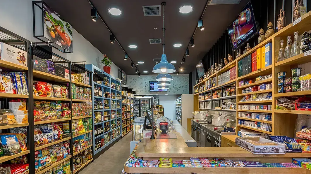 מעדניית בוטיק במודיעין בעיצובו של המעצב רוני בארי