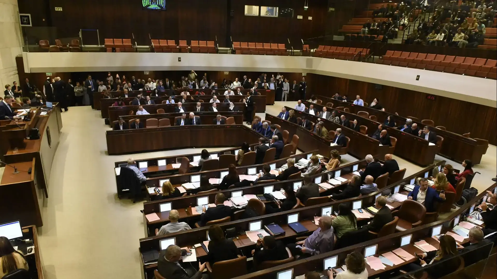 מליאת הכנסת 26 בדצמבר 2018