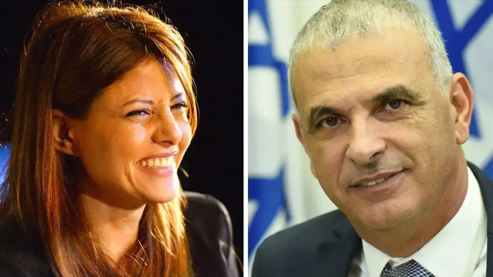 משה כחלון ואורלי לוי אבקסיס