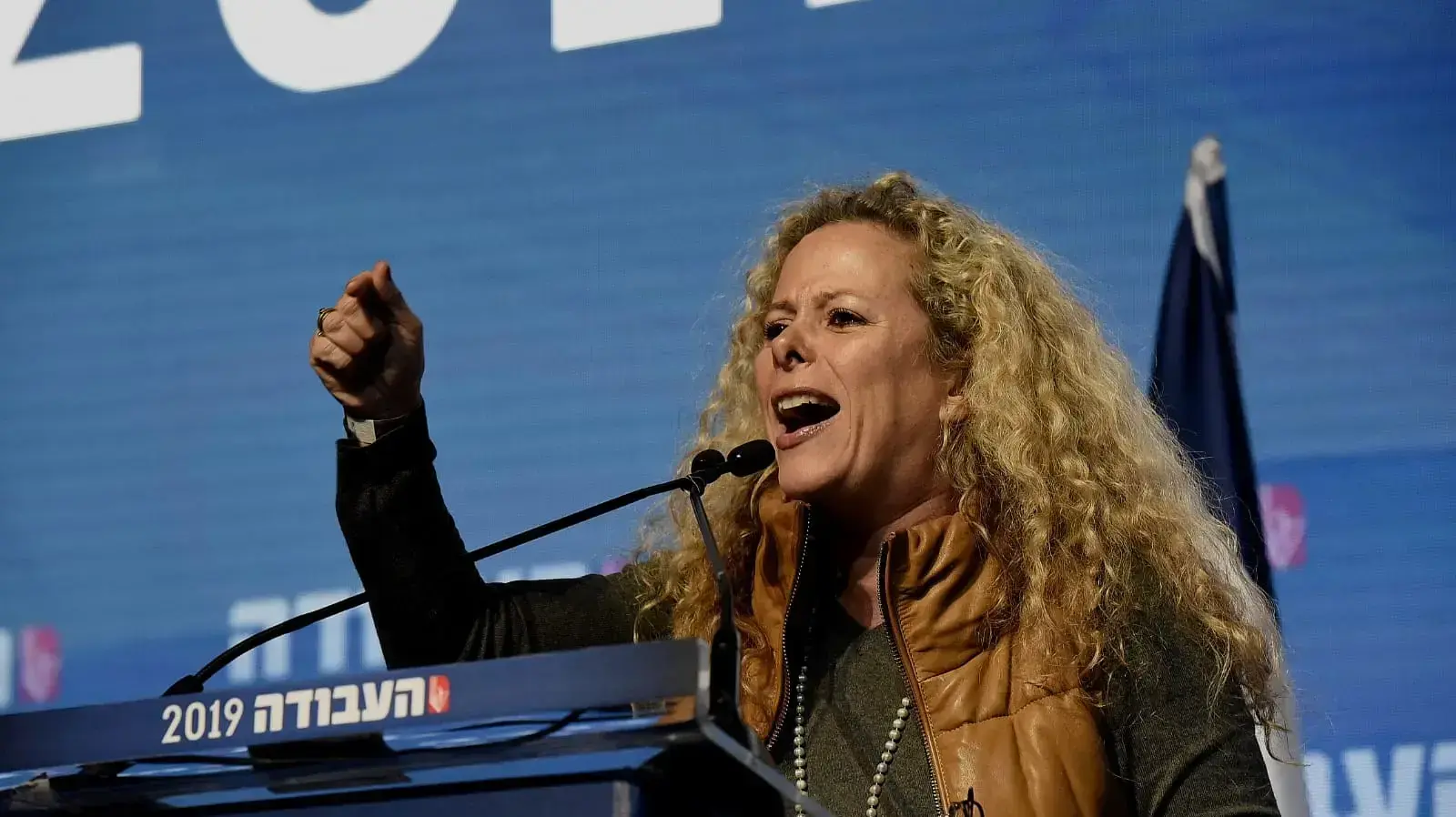 איילת נחמיאס ורבין בועידת מפלגת העבודה, גני התערוכה, 10 בינואר 2019