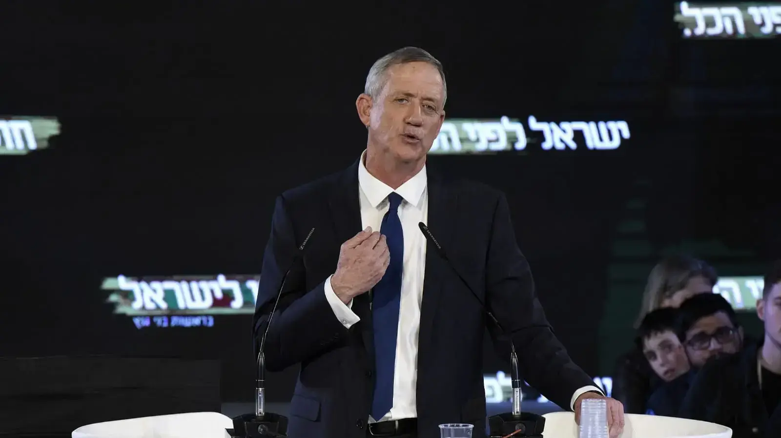 השקת קמפיין חוסן לישראל בראשות בני גנץ, גני התעורכה, תל אביב 29 בינואר 2019