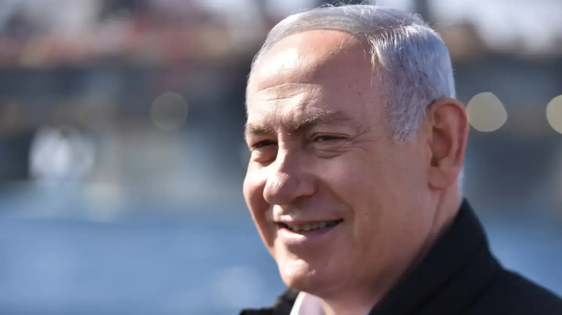 ראש הממשלה בנימין נתניהו ושר האנרגיה יובל שטייניץ ישתתפו באירוע לרגל הגעת החלק התחתון של אסדת הגז "לווייתן", 31 בינואר 2019