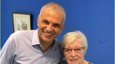 התיעוד האחרון של נעמי פולקמן ז"ל שצולמה אחר הצהריים, עם שר האוצר, משה כחלון.