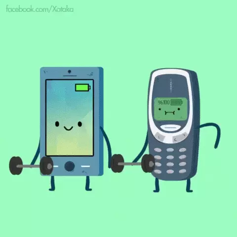 גיפ סוללה סמארטפון נגד נוקיה