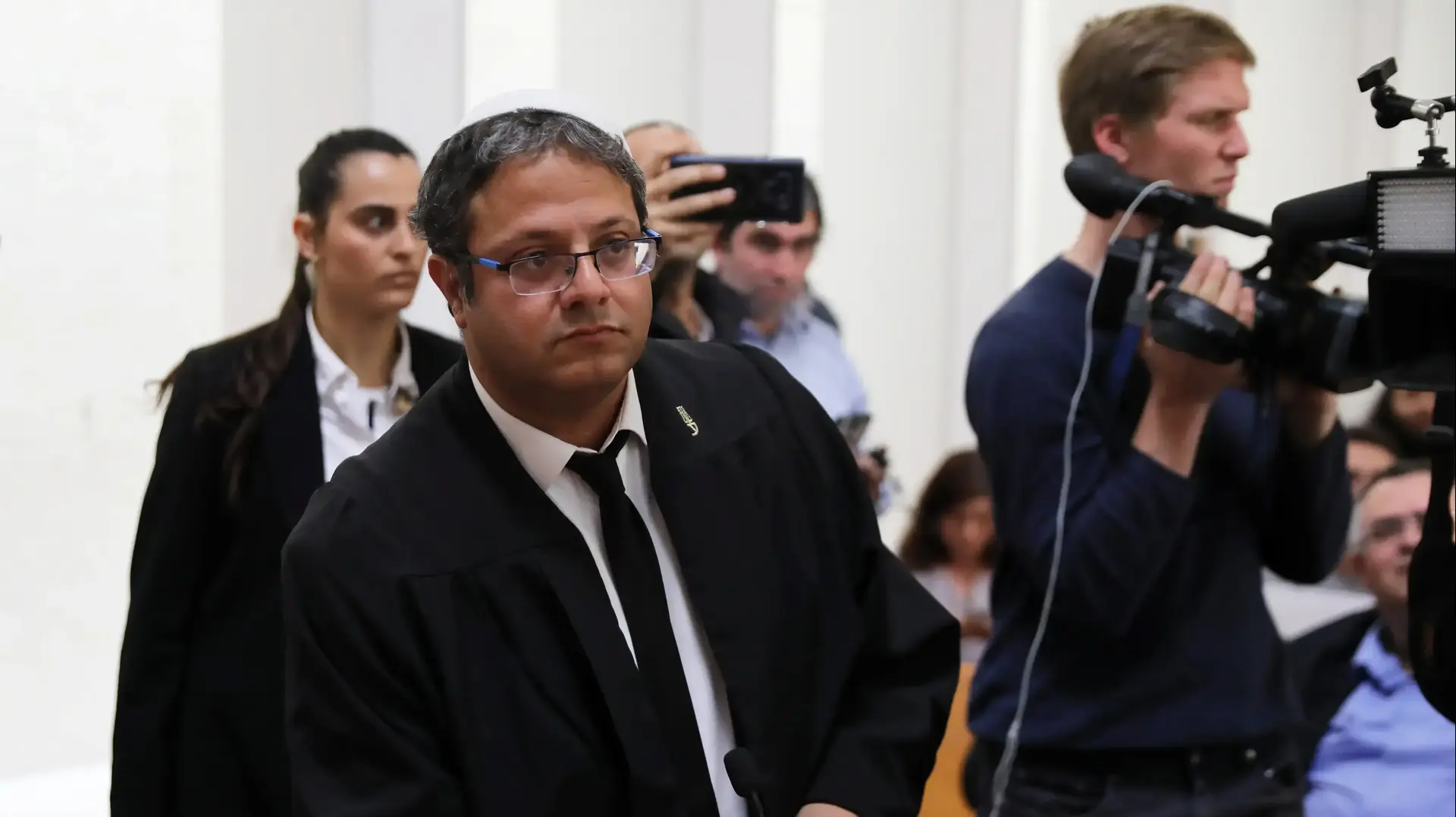 מועמד עוצמה יהודית איתמר בן גביר בדיון לפסילת מועמדותו בבית המשפט העליון, 14 במרץ 2019
