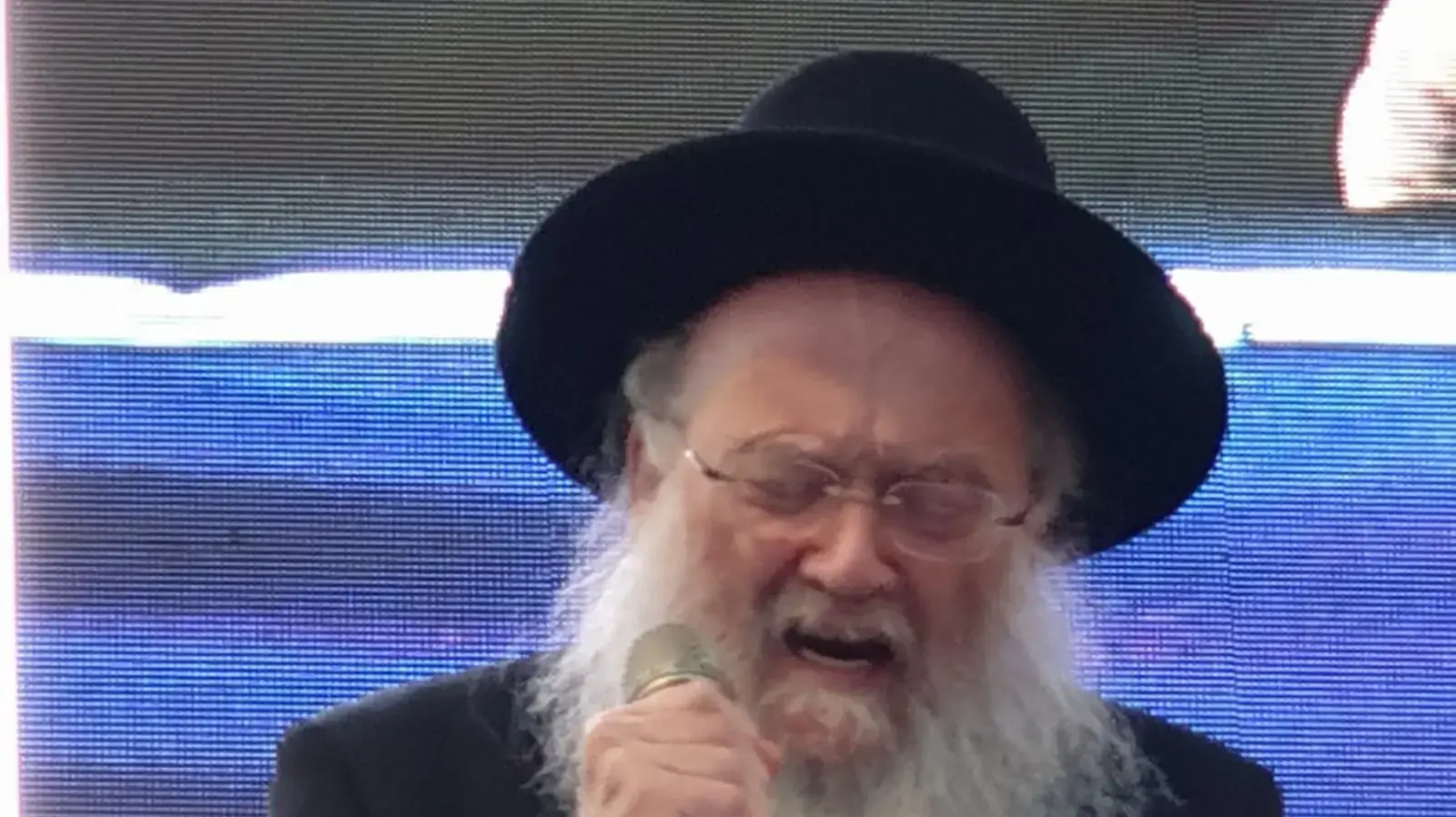 הרב יוסף אפרתי בעצרת תמיכה ביהדות התורה, ירושלים, 8 באפריל 2019
