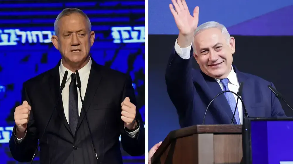 נתניהו גנץ