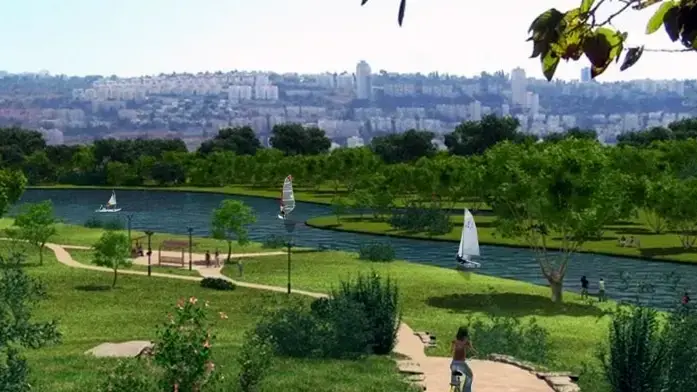 הדמייה - פארק נחל הקישון