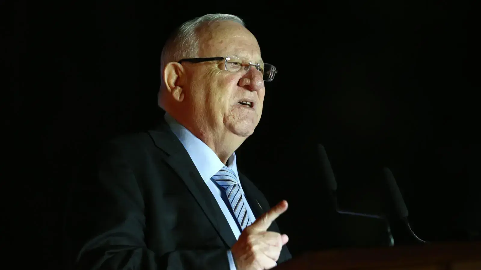 נשיא המדינה, ראובן (רובי) ריבלין בטקס נעילת טקסי יום השואה, יד מרדכי 2 במאי 2019