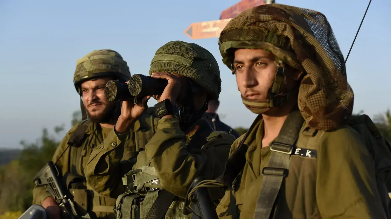 חיילים בכוננות בעוטף עזה 4 במאי 2019