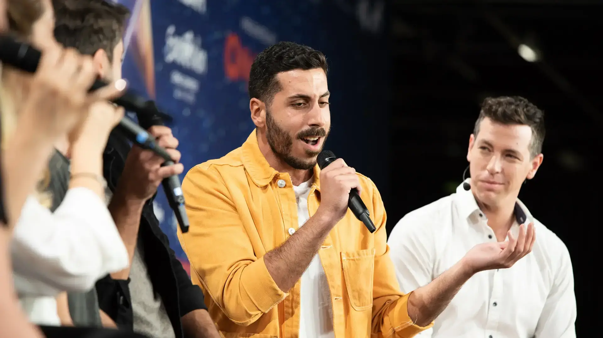 מסיבת עיתונאים של  קובי מרימי לקראת האירווזיון , מאי 2019