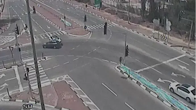 תיעוד - תאונה ביד מרדכי