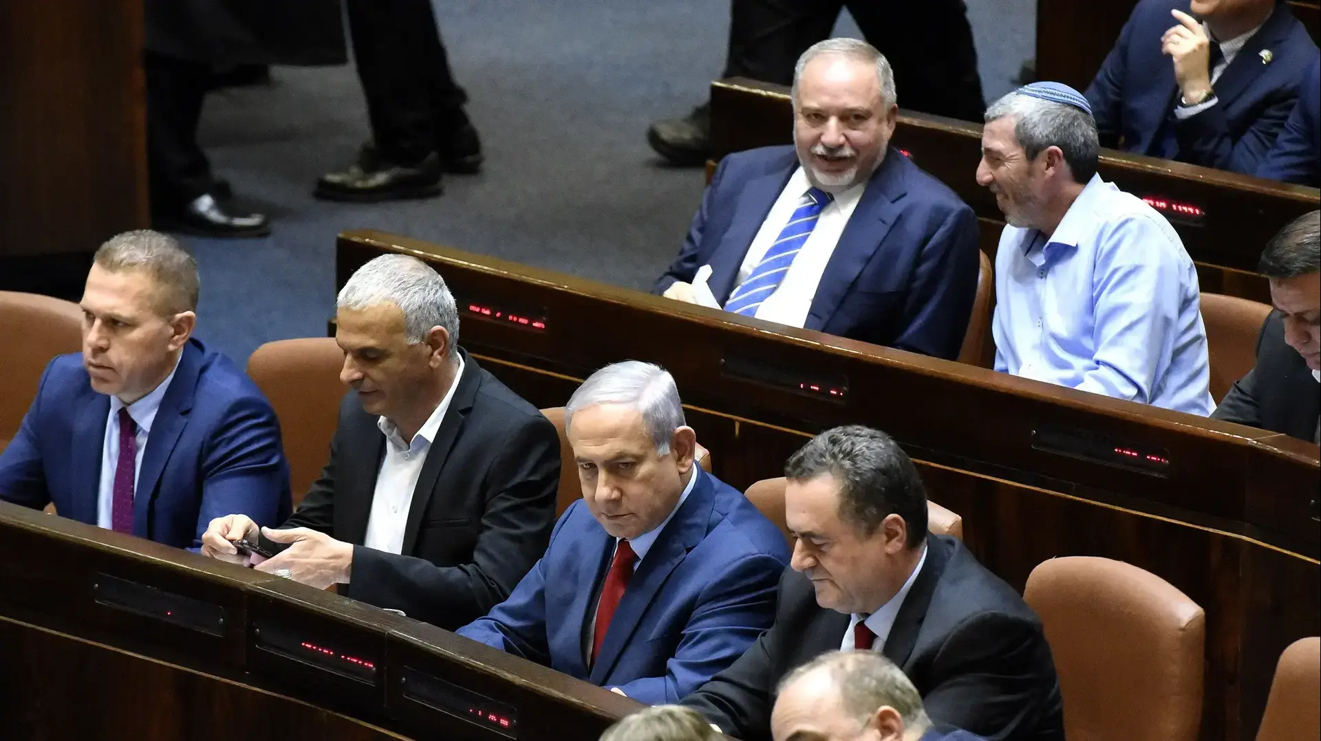 ראש הממשלה, בנימין נתניהו במהלך מליאת הכנסת 30 במאי 2019