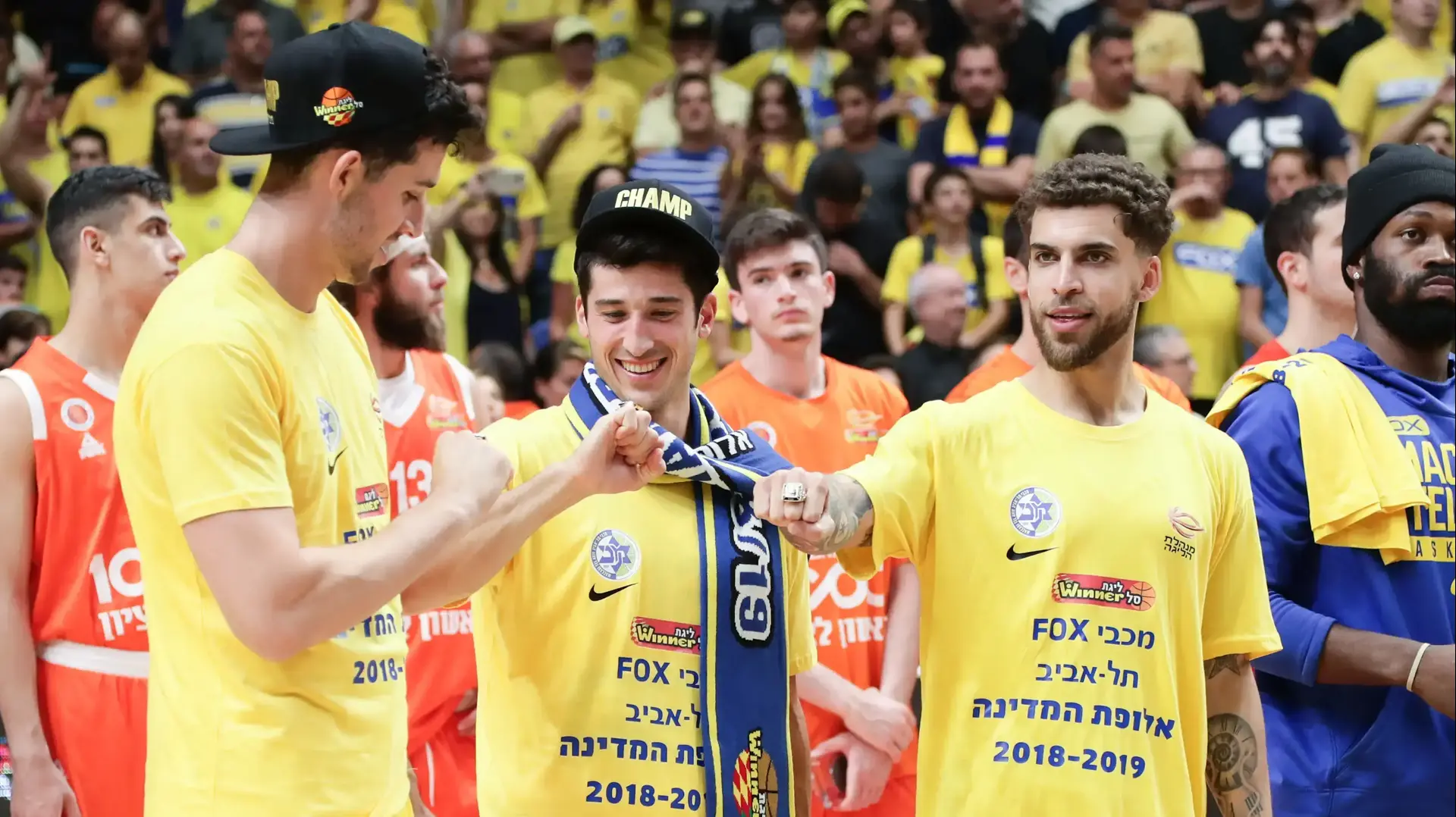 שחקני מכבי תל אביב, סקוטי ווילבקין, ג'ון דירתולומאו, אנג'לו קלויארו