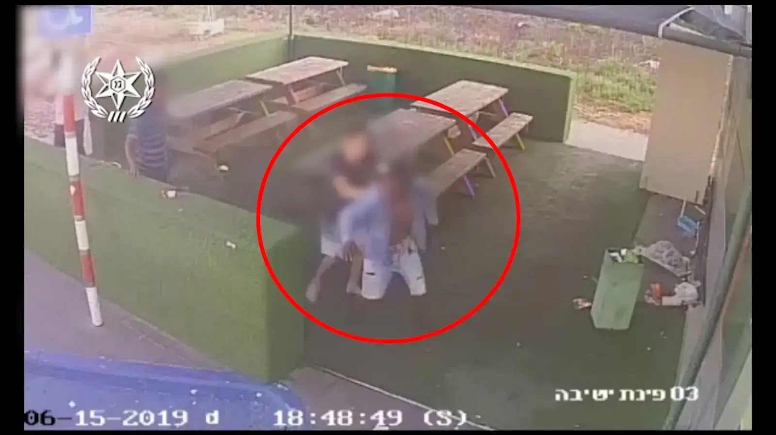 תיעוד - קטטה בתחנת דלק בנתניה