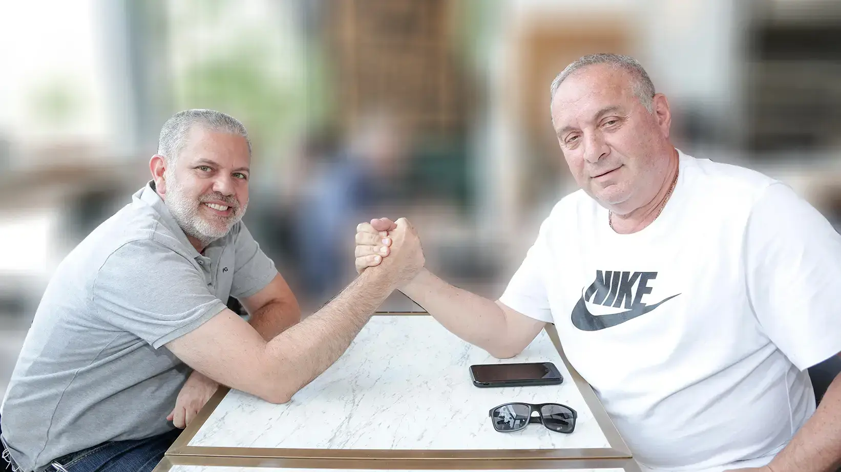 צביקה שרף עם אלי סהר