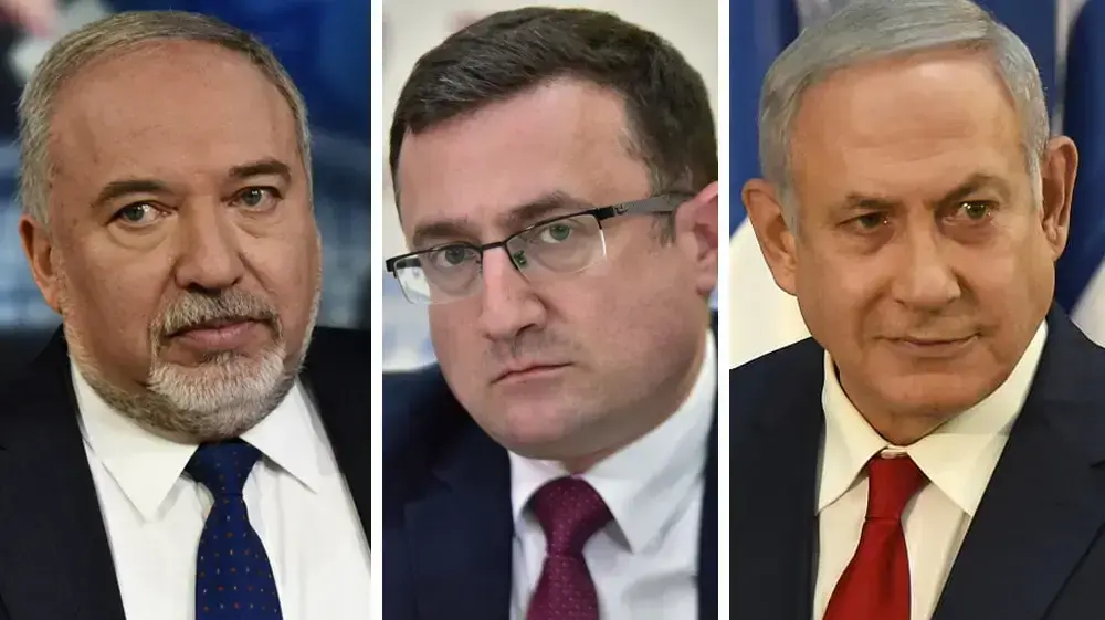 מפוצלת - בנימין נתניהו, אביגדור ליברמן ורוברט אילטוב