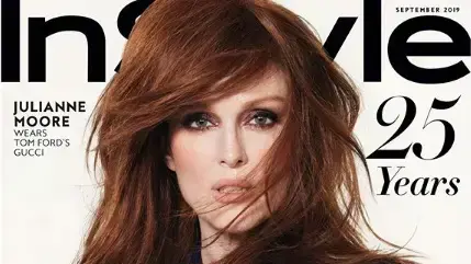 ג'וליאן מור שער מגזין אינסטייל instyle