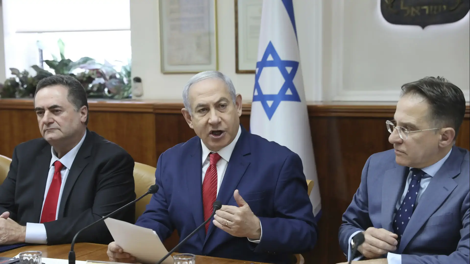 ראש הממשלה, בנימין נתניהו בישיבת הממשלה, 8 בספטמבר 2019