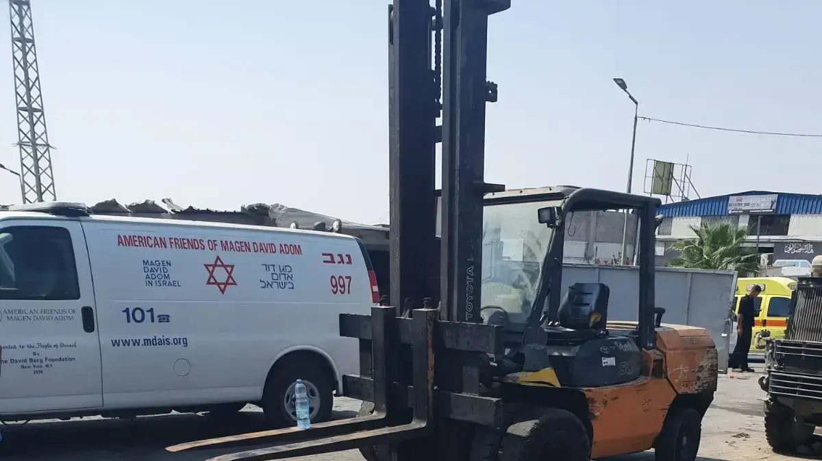 נער בן 16 נהרג מפגיעת מלגזה באזור תעשייה ברהט, 20 בספטמבר 2019