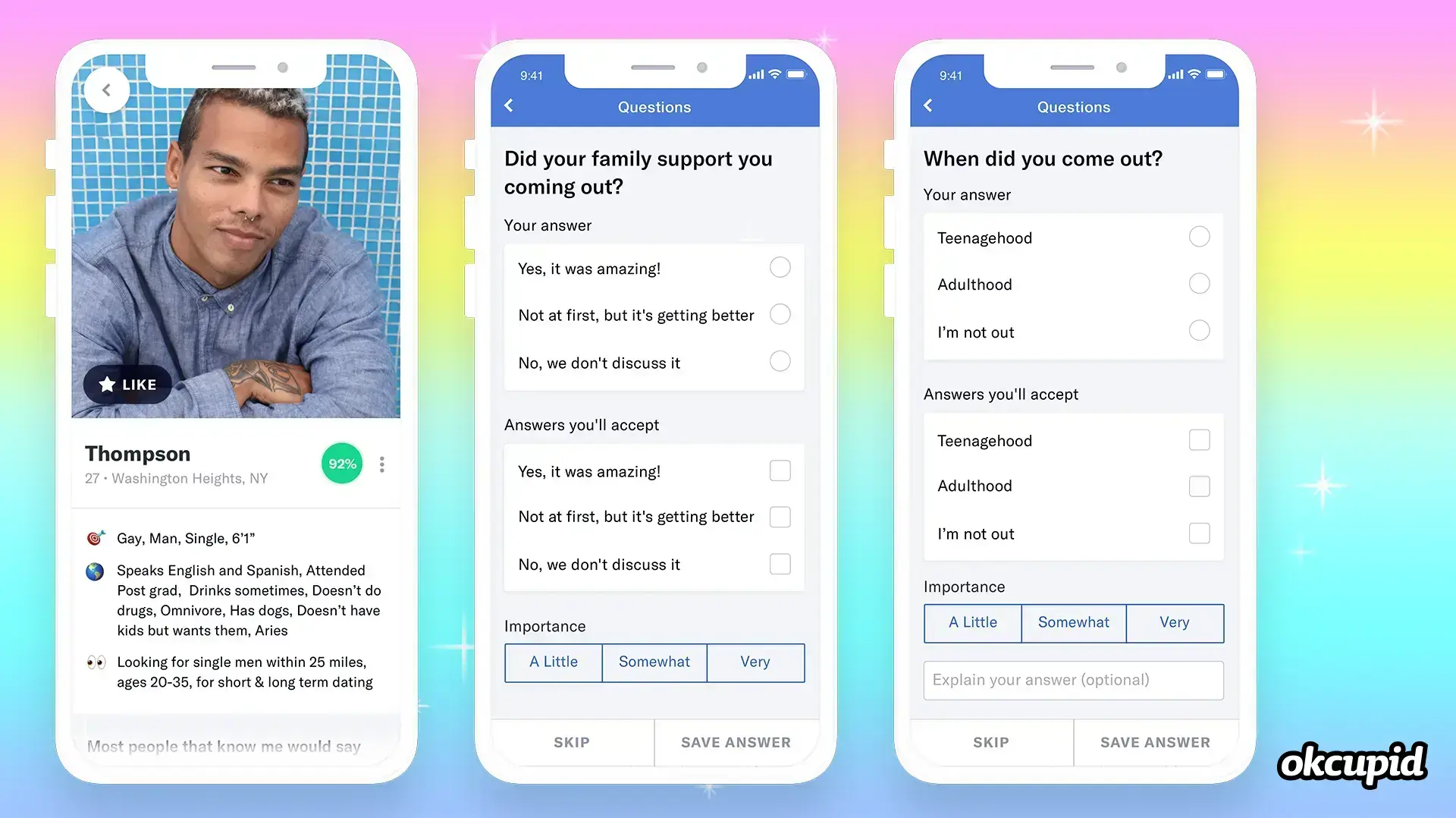 היכרויות גאות ב-OkCupid