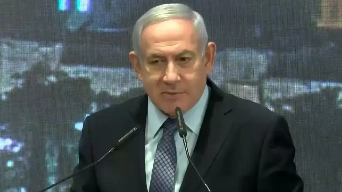רה"מ, בנימין נתניהו במהלך כנס העיתונות הנוצרית השנתי במוזיאון ידידי ישראל, ירושלים 3 בנובמבר 2019