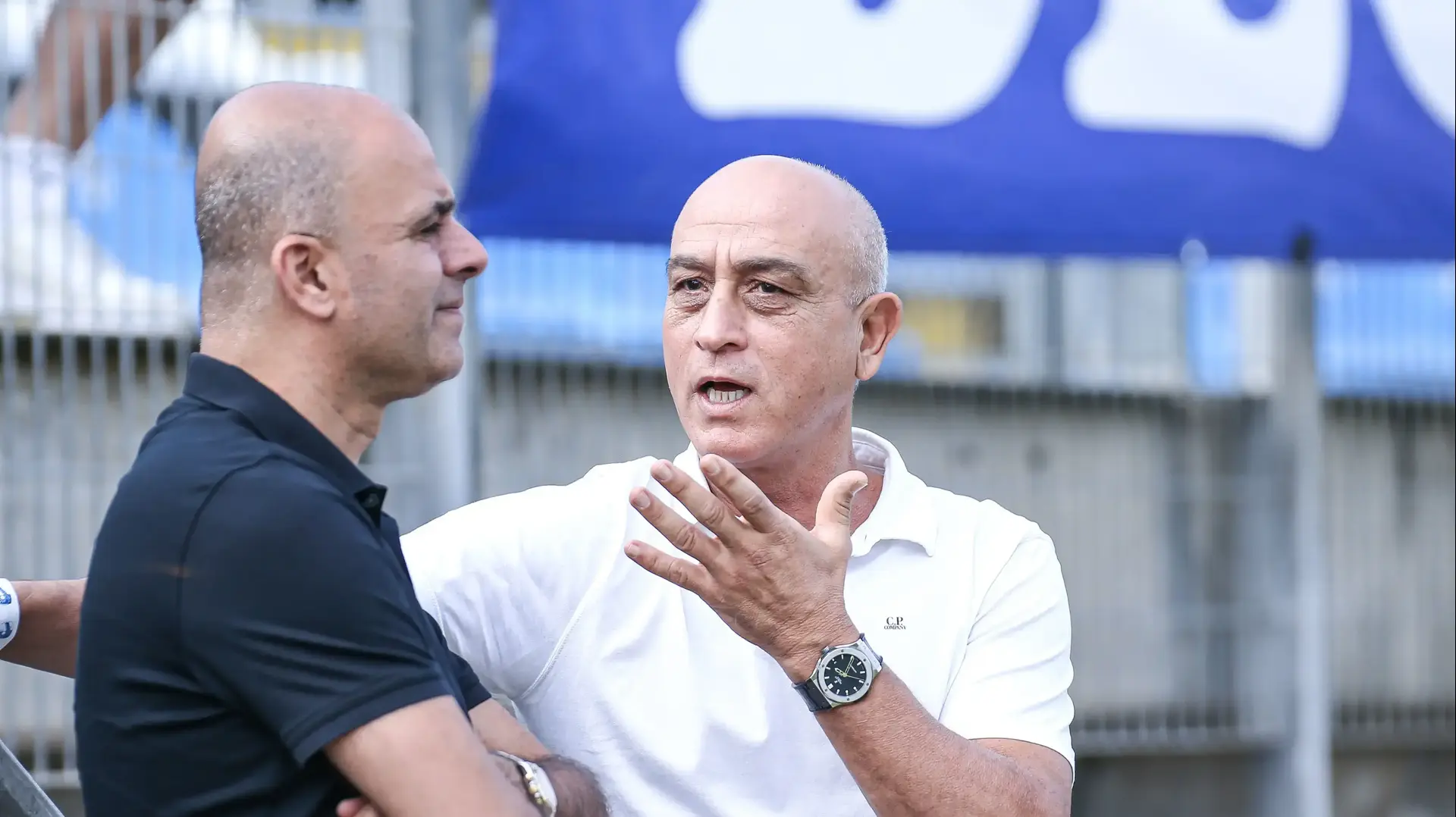 משה סיני עם שרון ניסנוב הפועל תל אביב