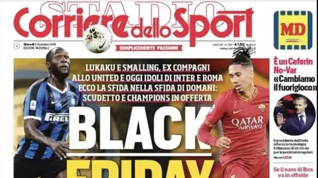 שער קוריירה דלו ספורט, black friday