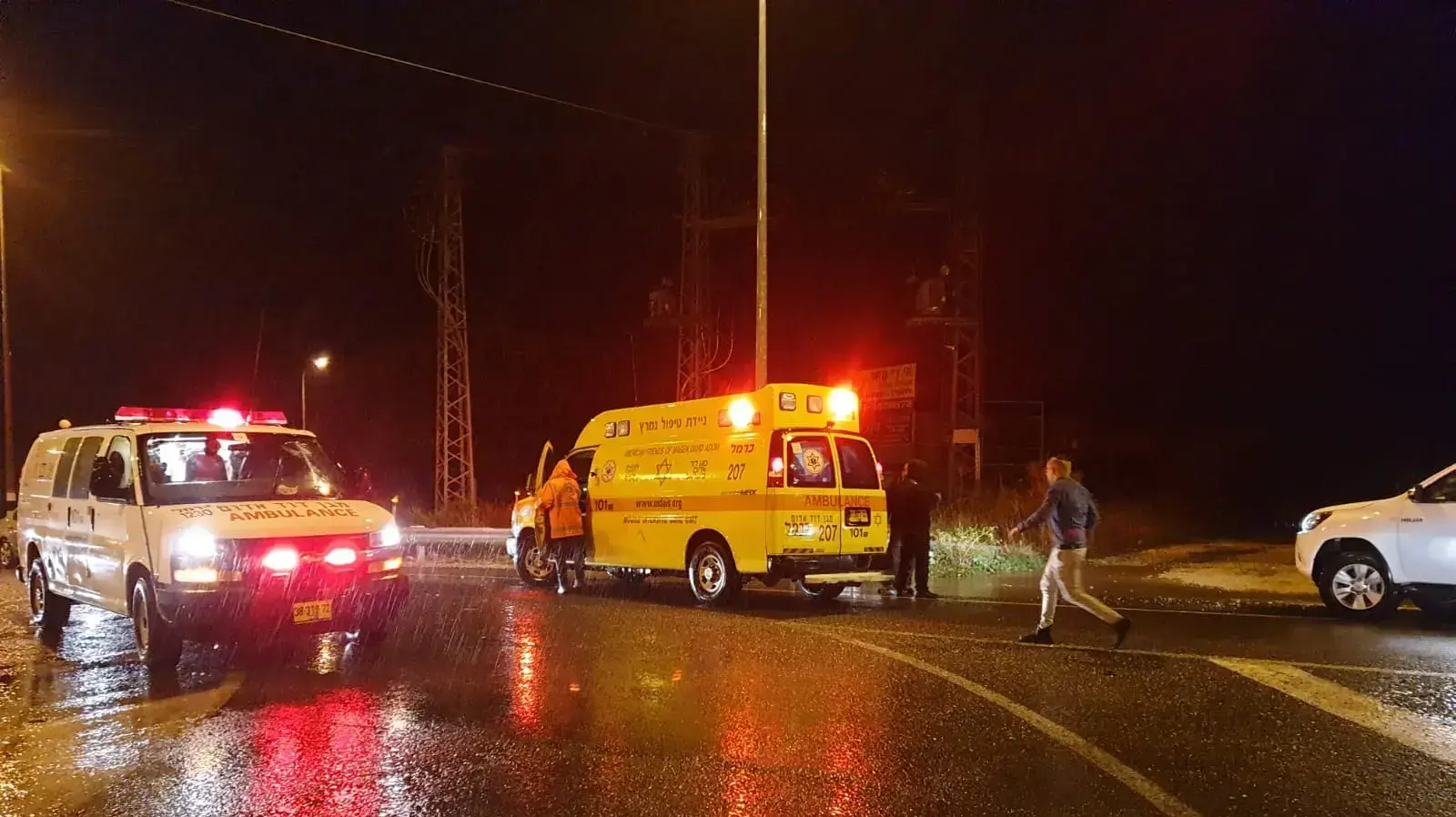 צעיר שככה"נ נפגע ממכת ברק, בשטח פתוח באזור רמת השופט מועצה אזורית מגידו, 8 בדצמבר 2019