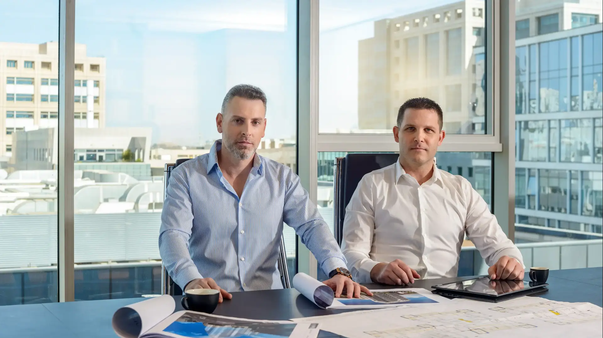 רן גבר, עופר מרקוביץ', בעלים ומנכ"לים משותפים בקבוצת MnG