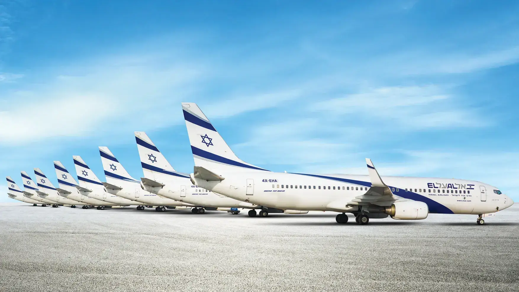 אילוסטרציה מטוסי ה-737-900 של חברת אל על