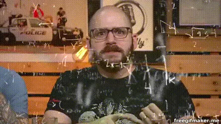 בחור צעיר מחשב חישובים