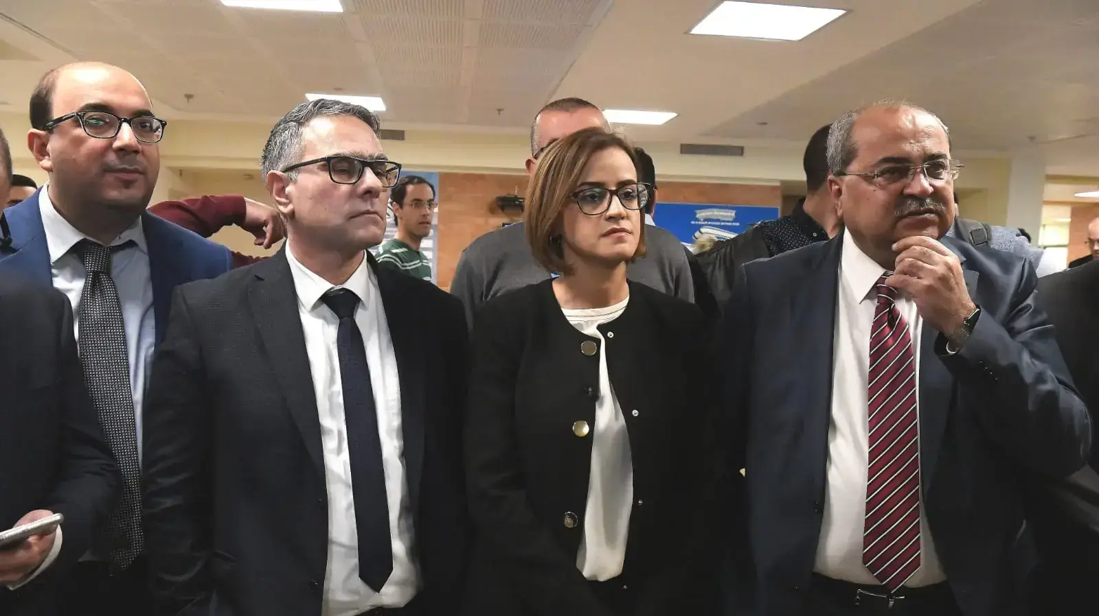 היבא יזבק, אחמד טיבי, מטאנס שחאדה וסמי אבו שחאדה, ועדת הבחירות המרכזית, כנסת 29 בינואר 202