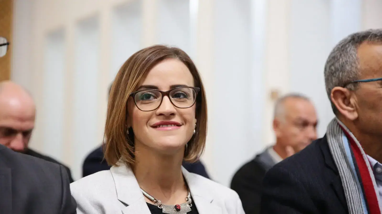 היבא היזבק במהלך דיון בעניינה בבית המשפט העליון 5 בפברואר 2020