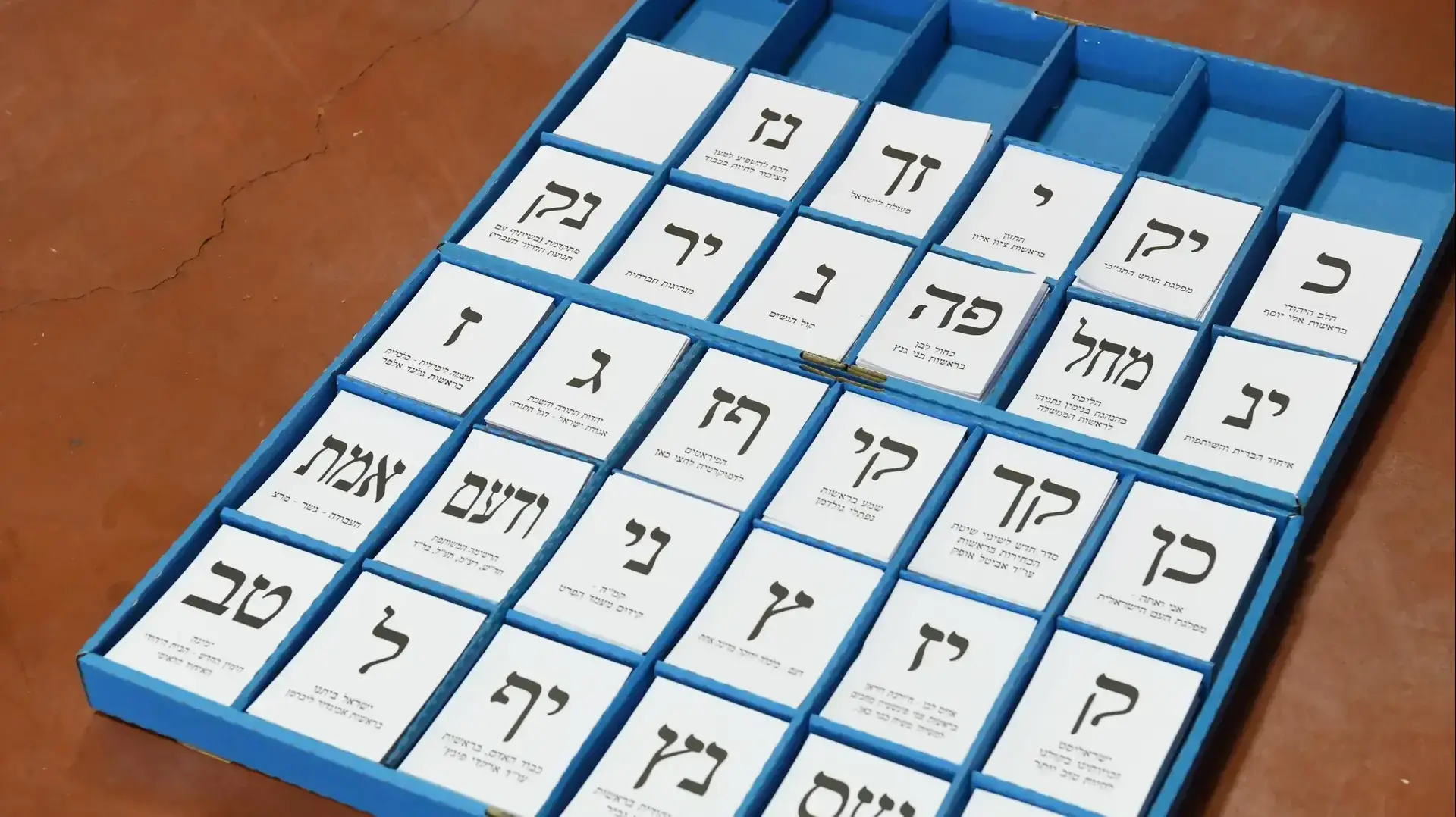 מחסן ועדת הבחירות 2020 בשוהם, 12 בפברואר 2020 מחסן ועדת הבחירות 2020 בשוהם, 12 בפברואר 2020