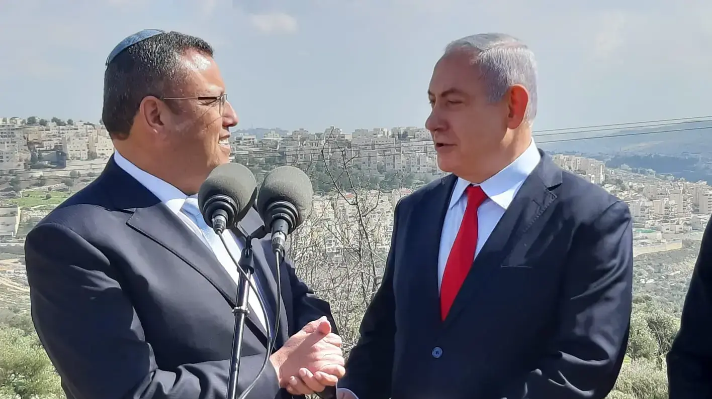 ראש הממשלה, בנימין נתניהו בהר חומה 20 בפברואר 2020