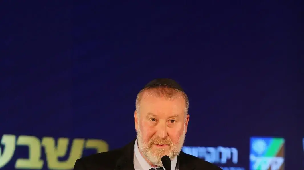 היועמ"ש אביחי מנדלבליט, במהלך כנס בשבע בירושלים 24 בפברואר 2020