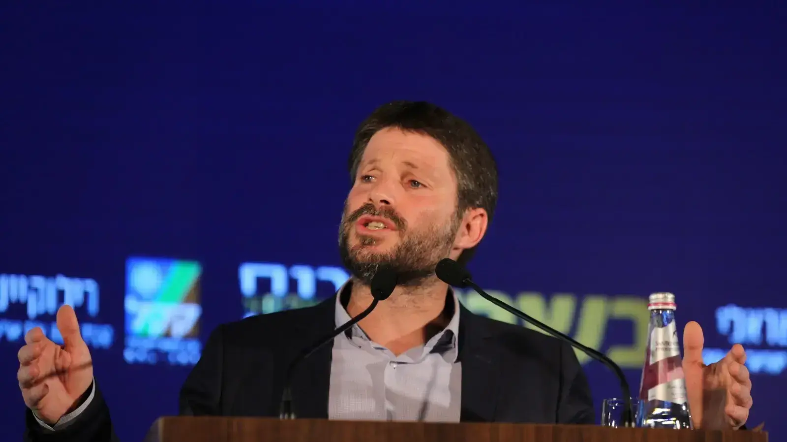 בצלאל סמוטריץ' בכנס ירושלים של עיתון בשבע, סינמה סיטי ירושלים, 24 בפברואר 2020