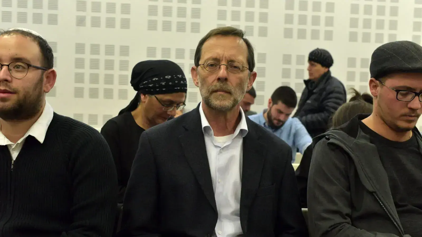 משה פייגלין בדיון סיכומים לעמרם בן אוליאל הנאשם בפרשת דומא- עמרם בן אוליאל, בימ"ש מחוזי מרכז לוד
