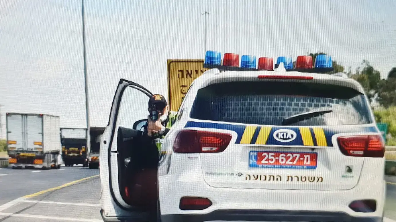 משטרת תנועה בימי קורונה, 23 באפריל 2020
