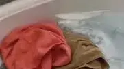 מגבות נקיות עוברות שטיפה נוספות