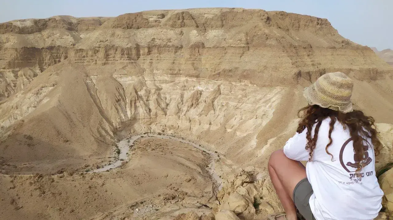 תצפית ברכת צפירה ונחל צאלים במדבר יהודה