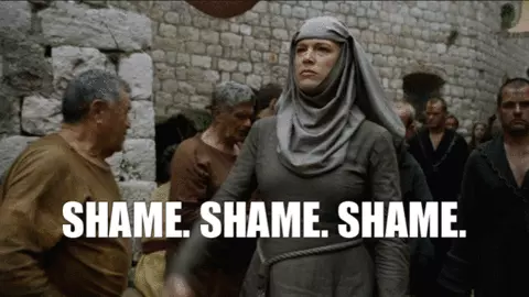 גיף בושה shame