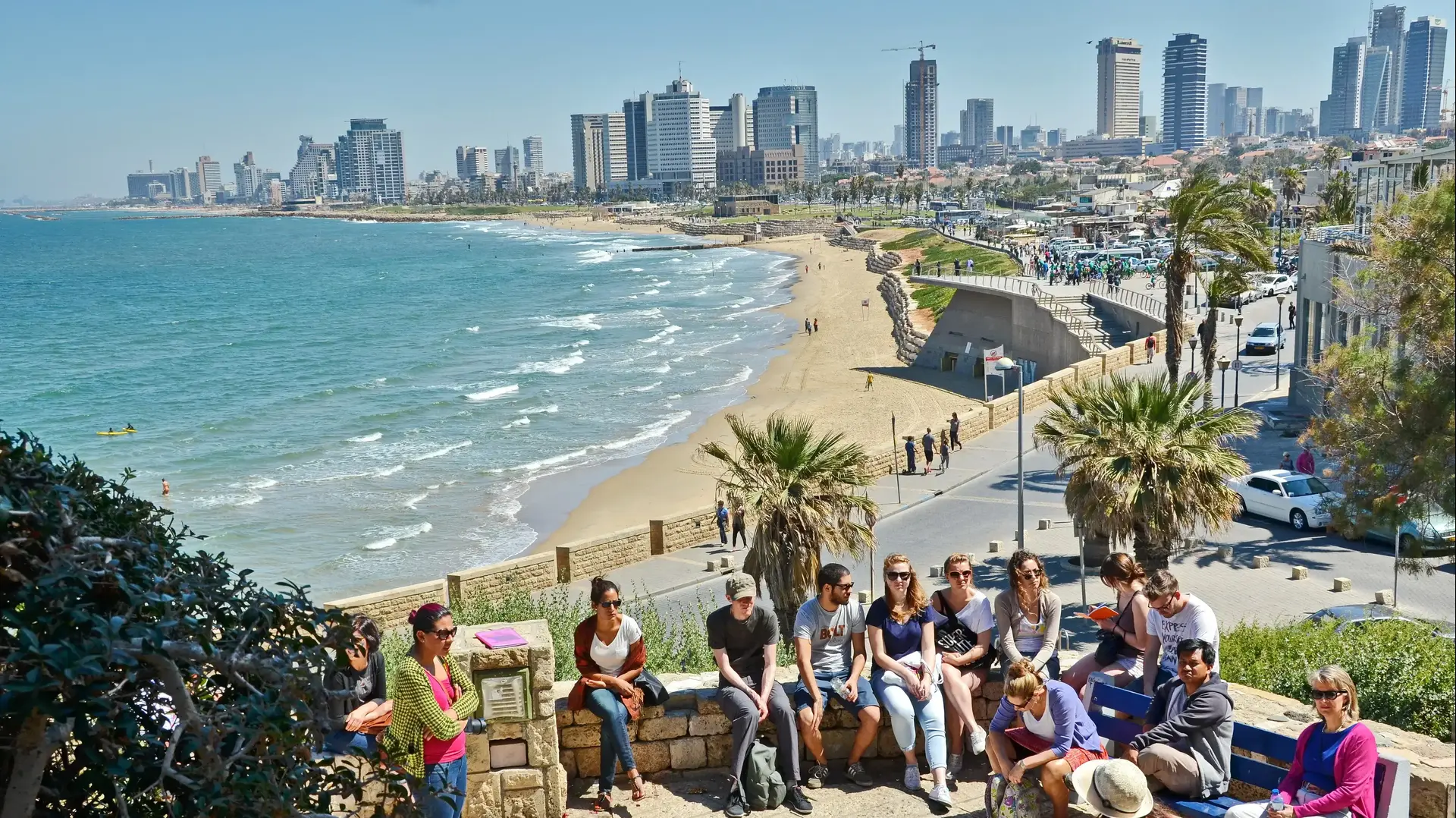 תיירים תל אביב