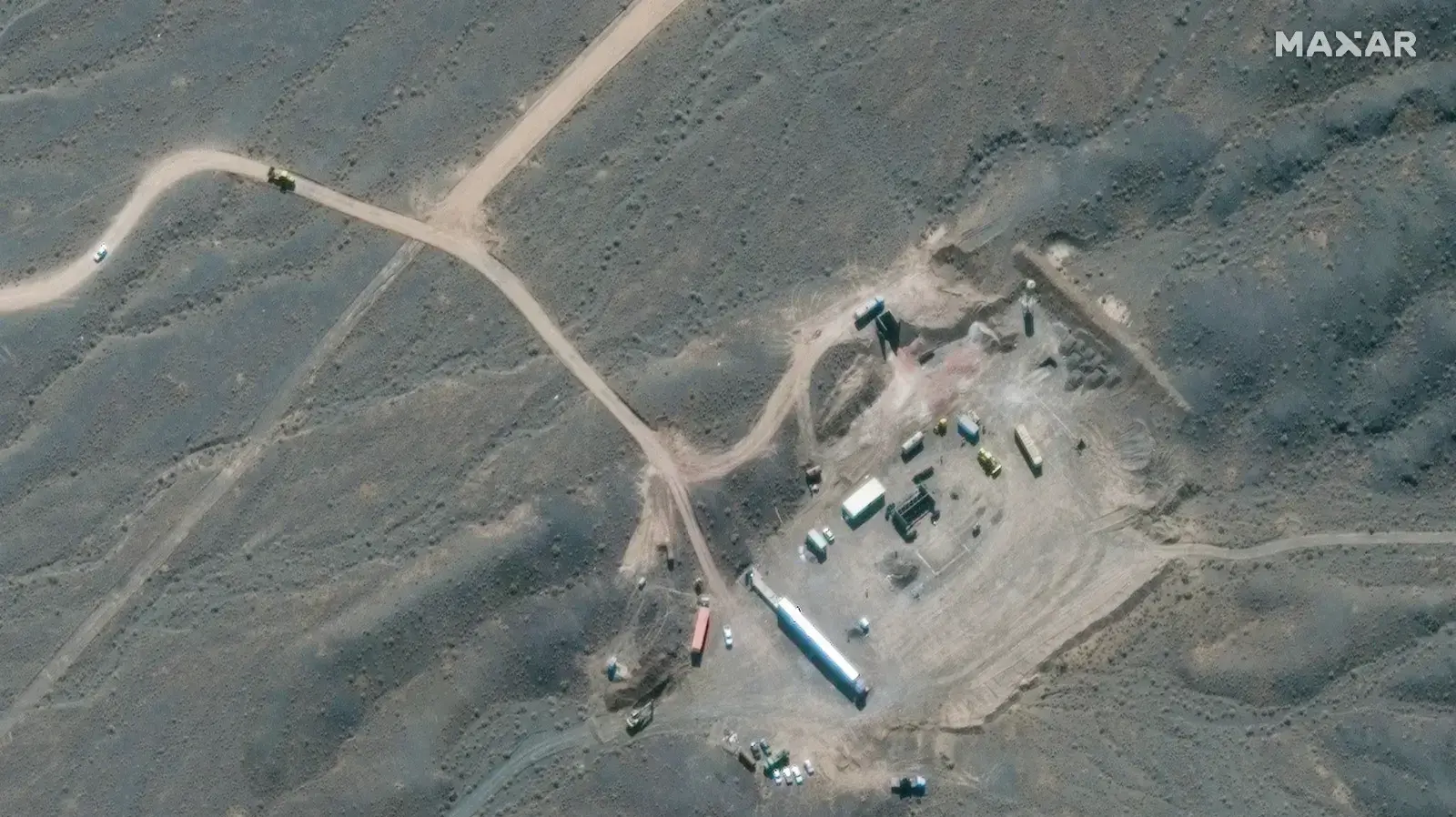 תמונת לוויין של מתקן הגרעין בנתנז, איראן, 21 באוקטובר 2020