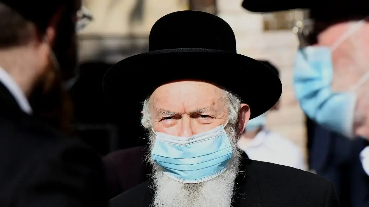 הרב יצחק זילברשטיין בכינוס מועצת גדולי התורה של ׳דגל התורה, בני ברק, 4 בדצמבר 2020