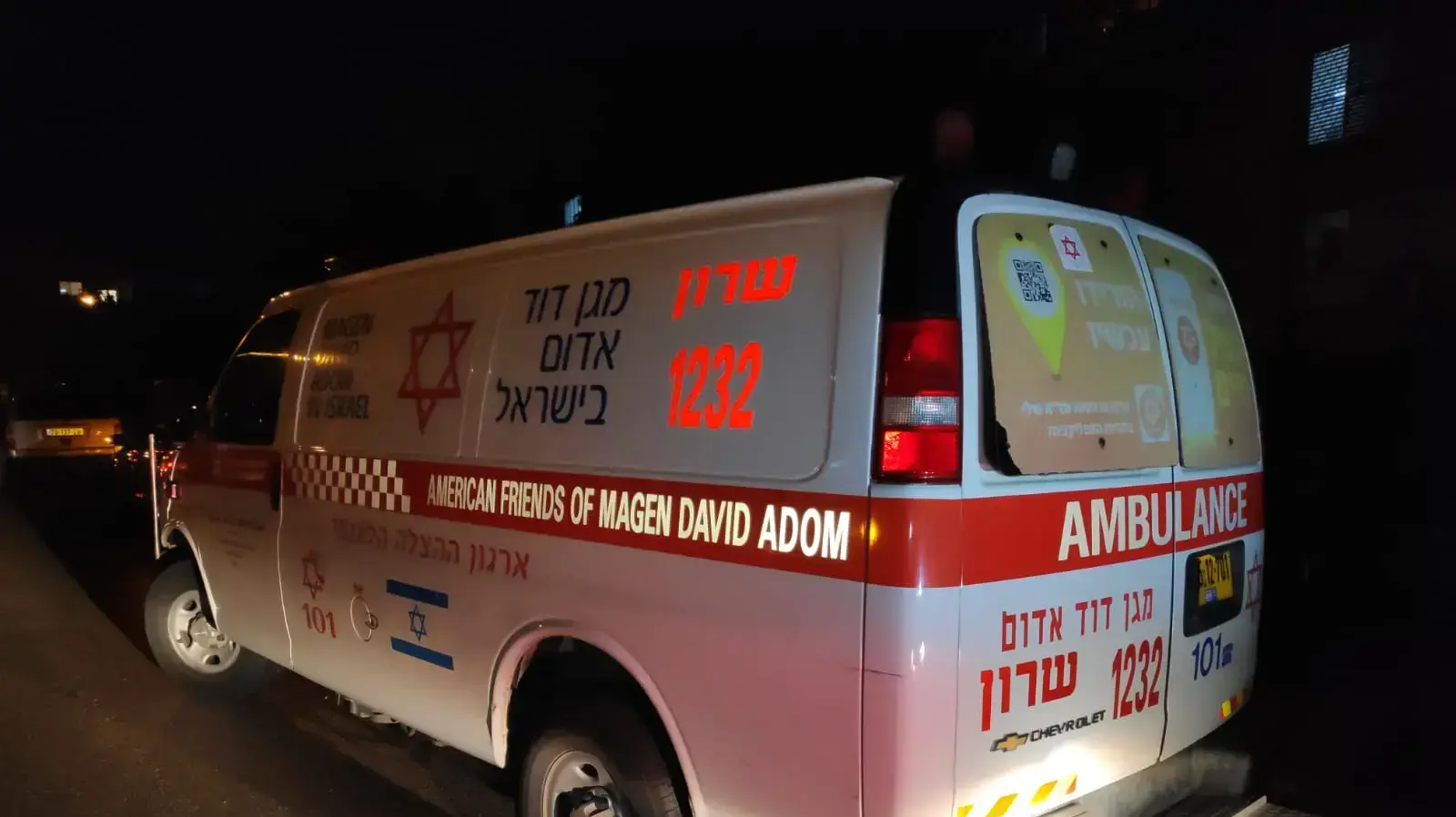 אמבולנס,  15 בנובמבר 2020